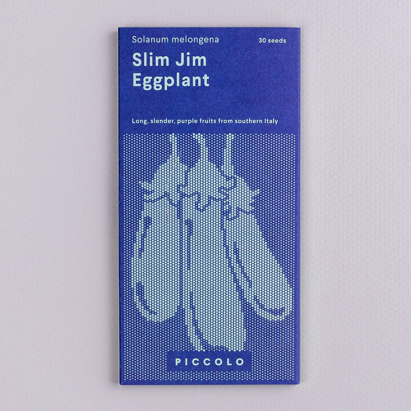 Piccolo, Eggplant, Slim Jim, Samen