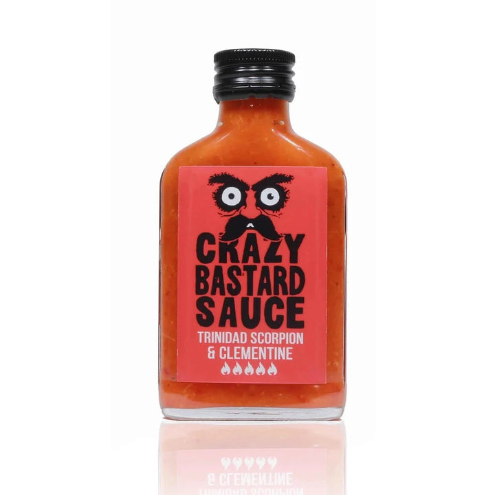 Crazy Bastard Sauce, Trinidad Scorpion & Clementine, 100ml