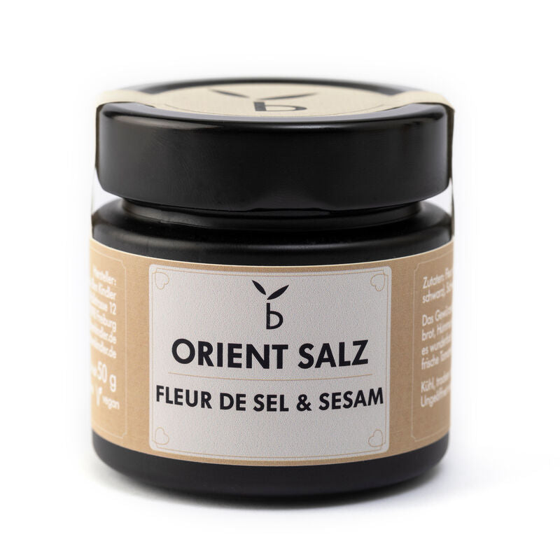 benkindler. Orient Salz - Fleur de Sel & Sesam, 50g