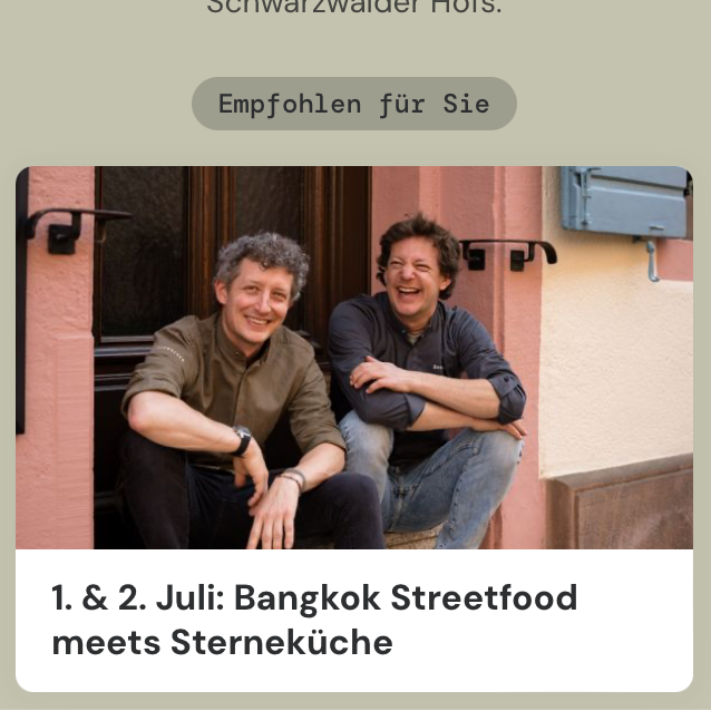 Bangkok Streetfood trifft Sterneküche 02.07.2026