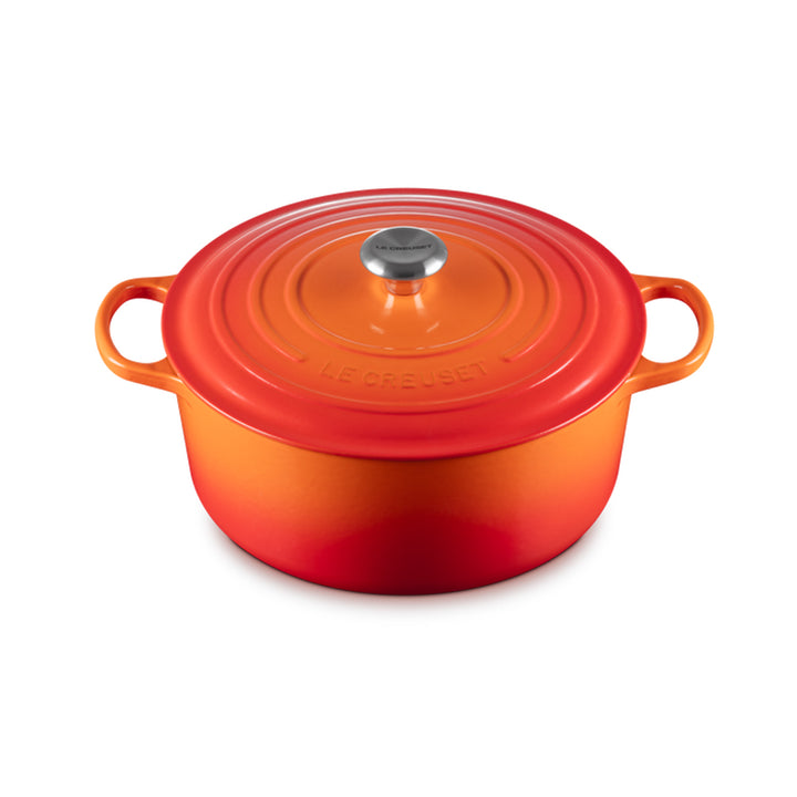 Le Creuset, Runder Bräter aus Gusseisen, verschiedene Größen & Farben